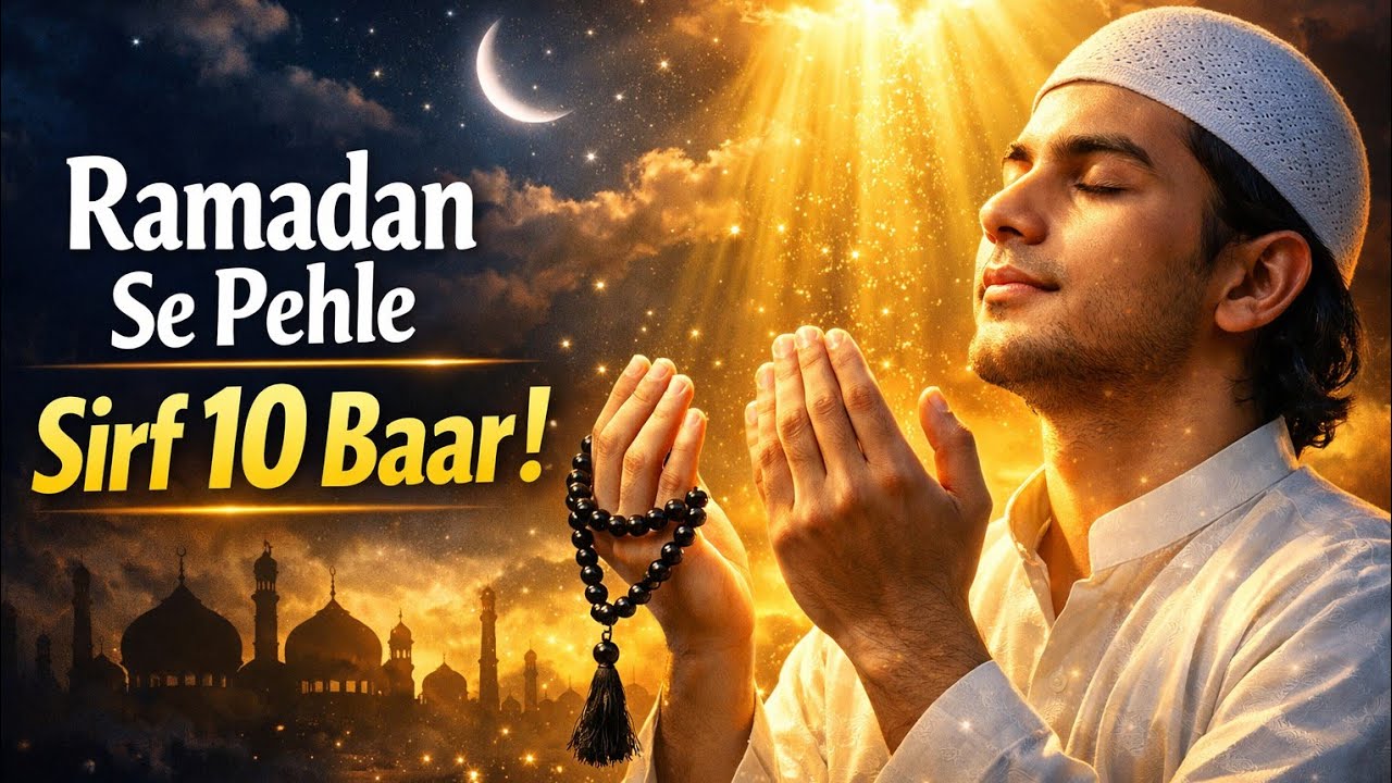 Before Ramadan Read This Wazifa 10 Times | 1 Minute Amal For Rizq, Hajat & Qismat