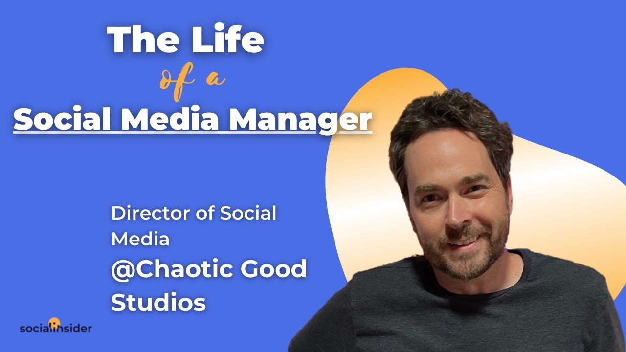 The Life of a Social Media Manager Podcast - Jon-Stephen Stansel from Chaotic Good Studios