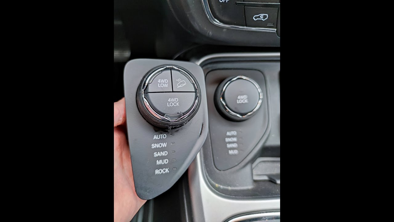 Режими 4х4 Trailhawk на Jeep Compass Latitude
