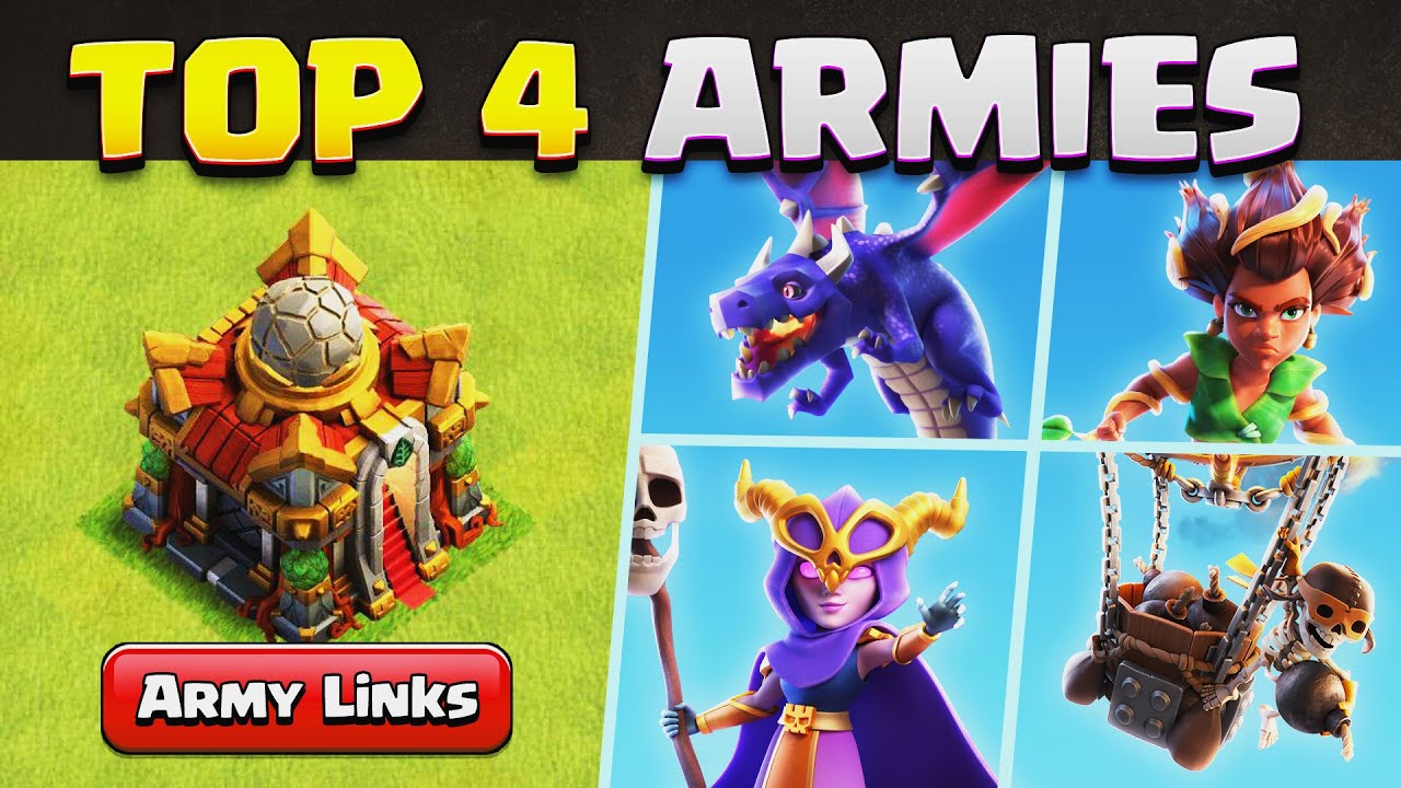 🔥 Top 4 TH16 Attack Strategies + Army Links