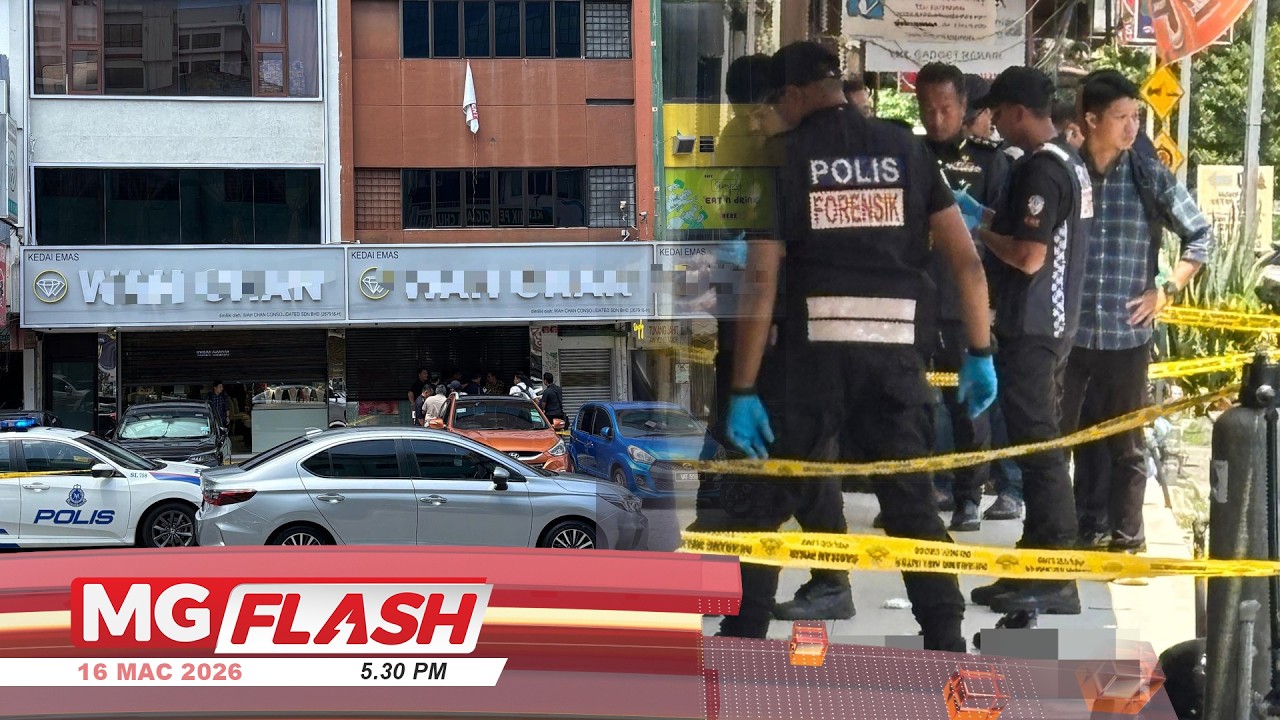 Maut Ditembak Ketika Samun Kedai Emas  #MGFlash