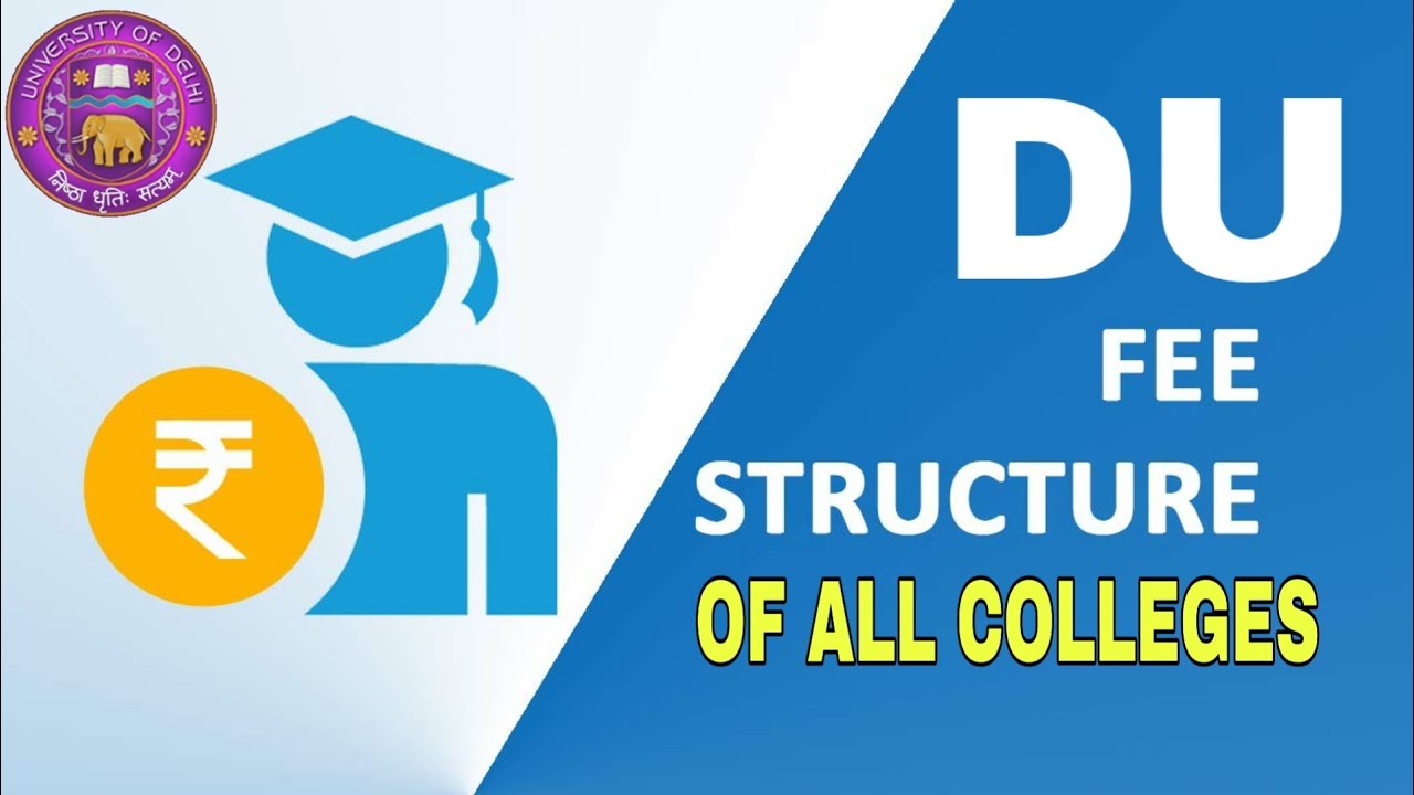 DU ADMISSION 2021 || DU FEE STRUCTURE OF COURSES || CLUSTERcareer