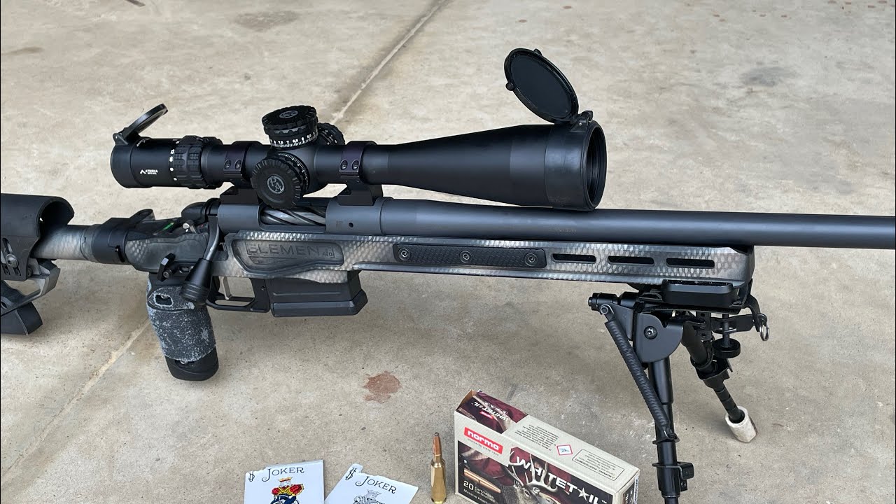Bergara B14 custom, CARD SPLIT at 100 yards. Review WIN this Precision Rifle
