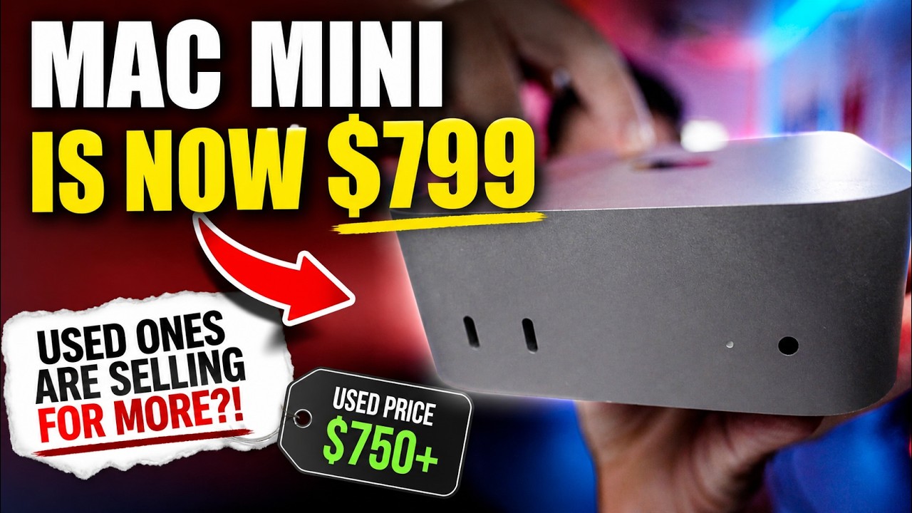 Mac Mini M4 теперь стоит 799 долларов&hellip; Но дальше &mdash; еще страннее.
