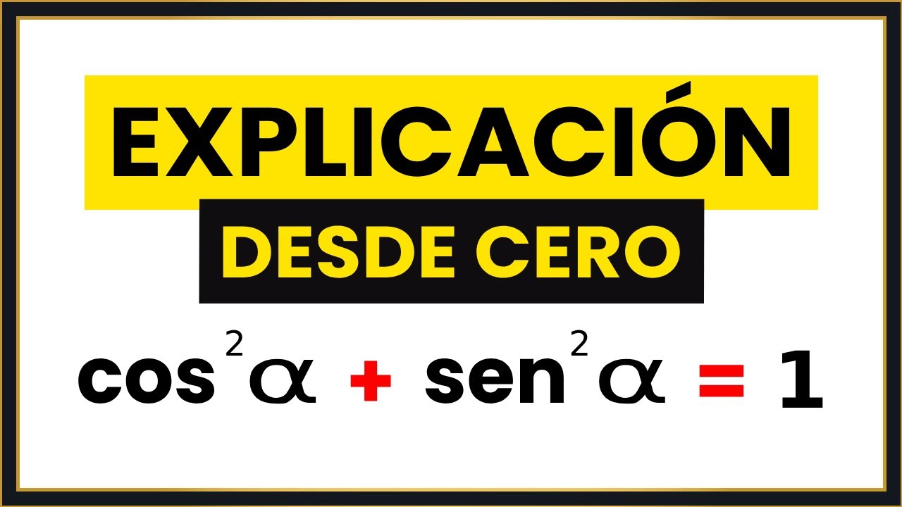 ECUACIONES TRIGONOMÉTRICAS Desde CERO
