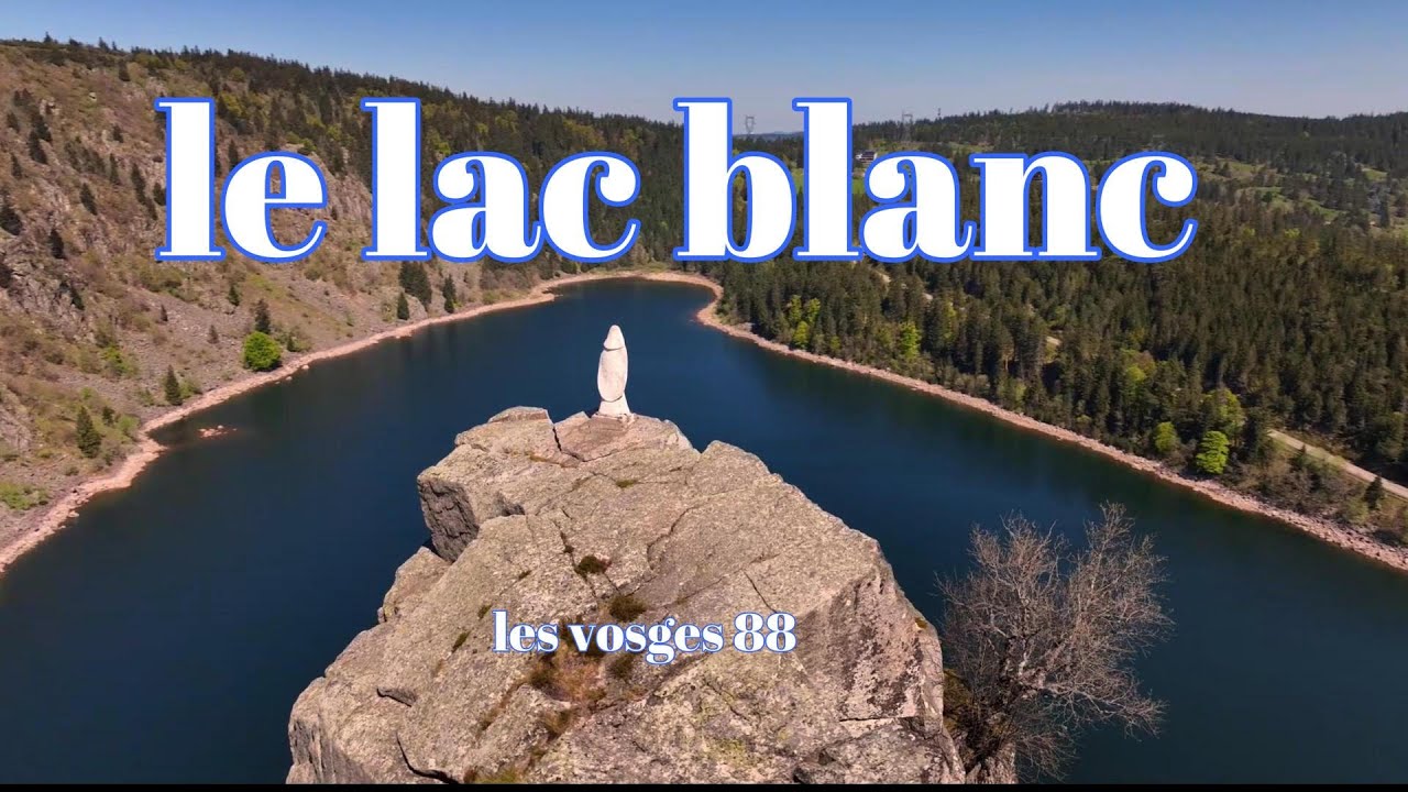 le lac blanc vu du ciel