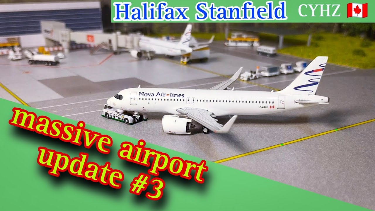 •MASSIVE•🇨🇦 MODEL °Airport° UPDATE scale 1/400 #geminijets #aviation #model #fypシ
