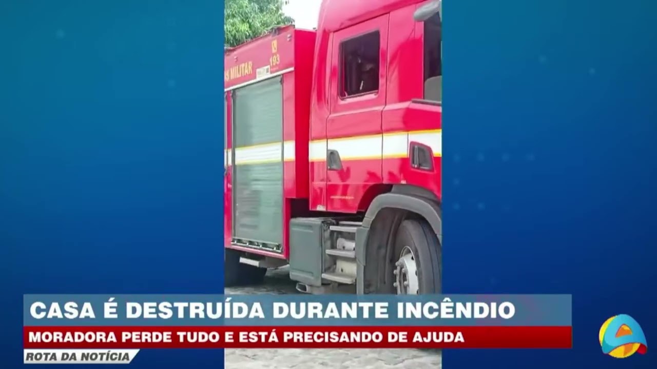 Rota da notícia- Tragédia: casa é consumida pelo fogo e morador pede ajuda