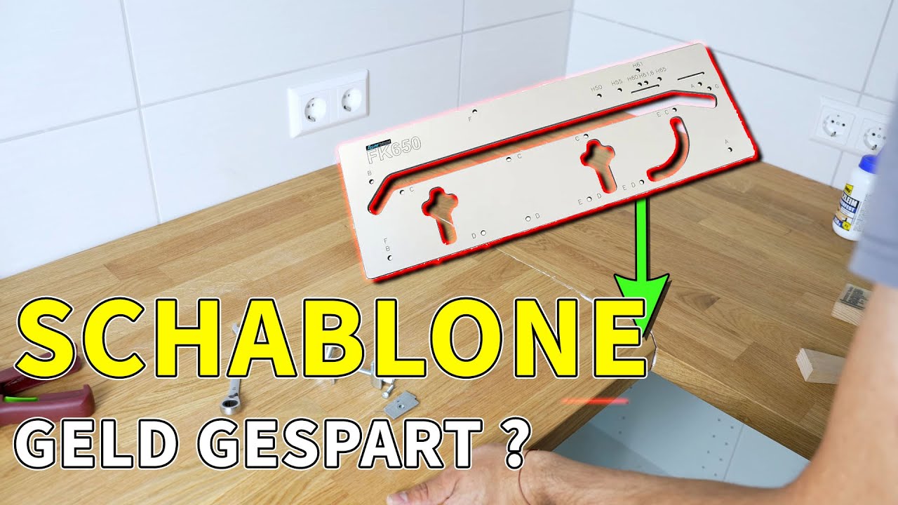Frässchablone für Arbeitsplatten - rausgeworfenes Geld ?