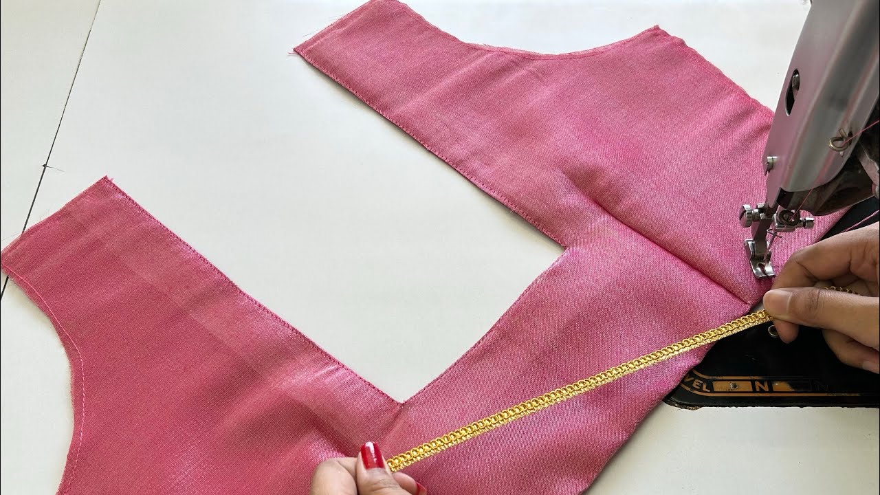 Latest Blouse Designs Back | Blouse Ki Design | Cutting And Stitching Back Neck Blouse Design