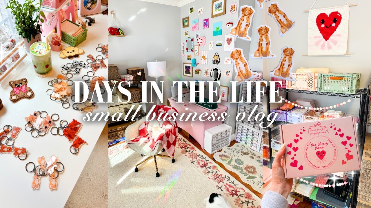 I finally hired someone??? 📦✨ | Packing Orders, Office Upgrades & Launching New Products