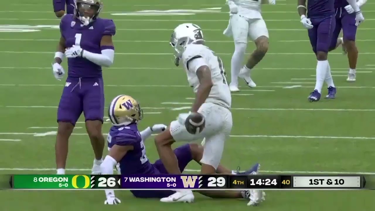 Troy Franklin vs Washington