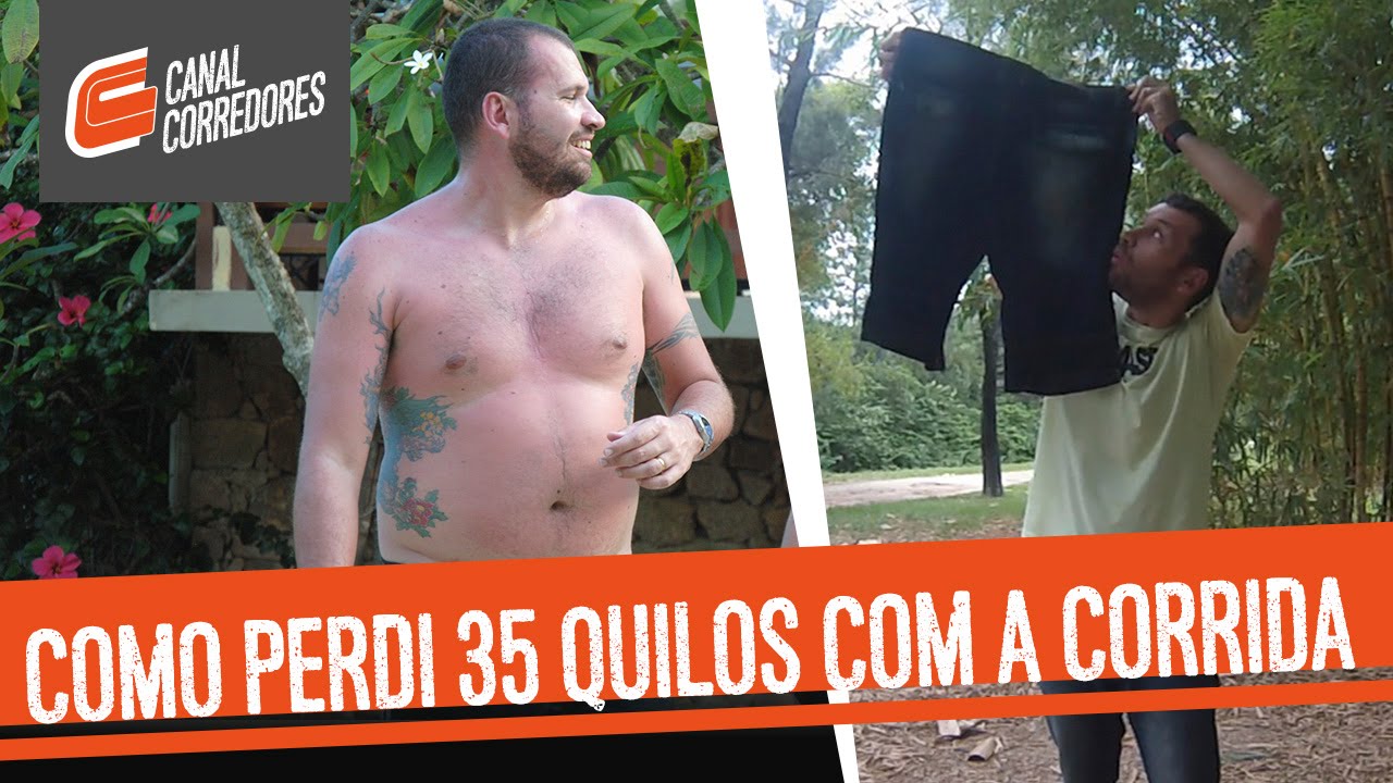 Como perdi 35 quilos com a corrida!