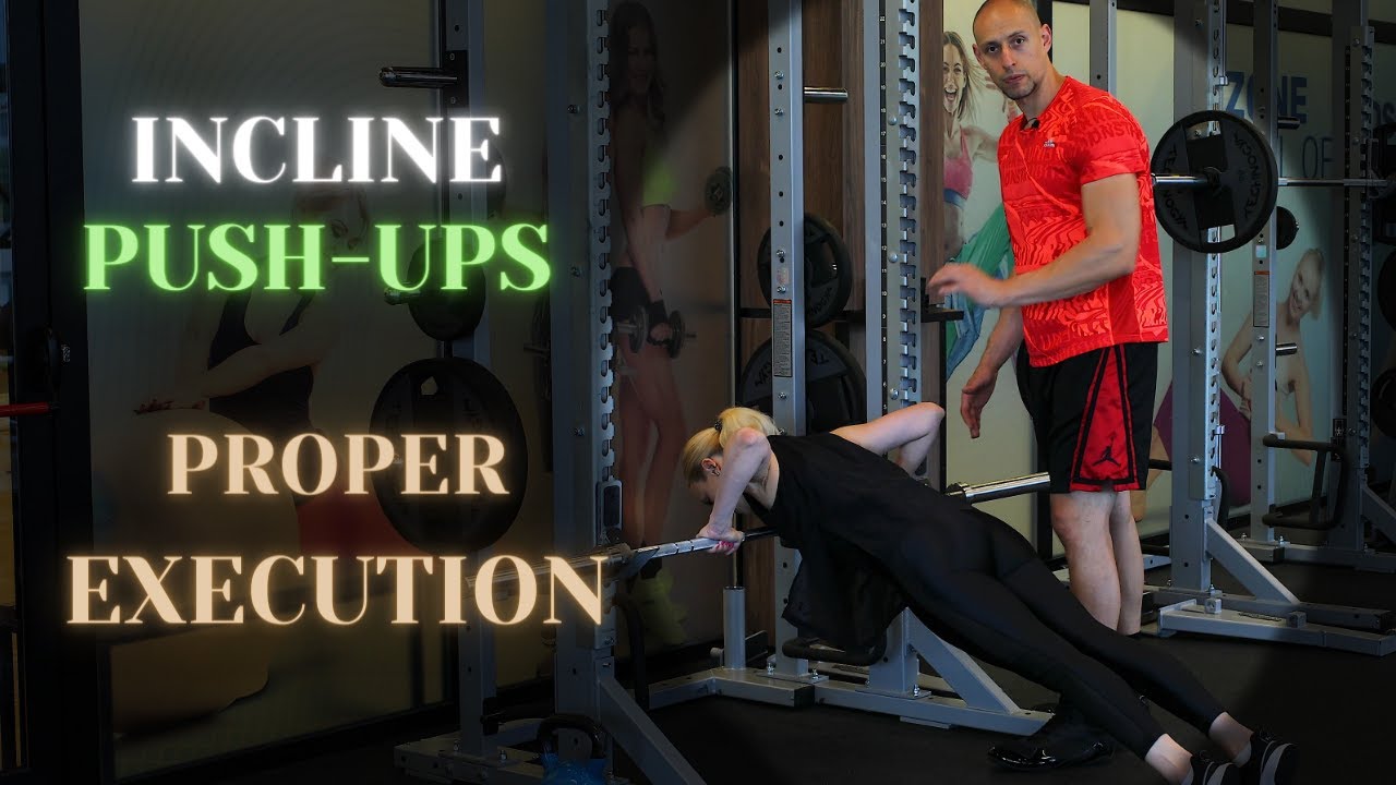 Лицеви Опори под Наклон - Правилно Изпълнение / Incline Push-Ups - Proper Execution
