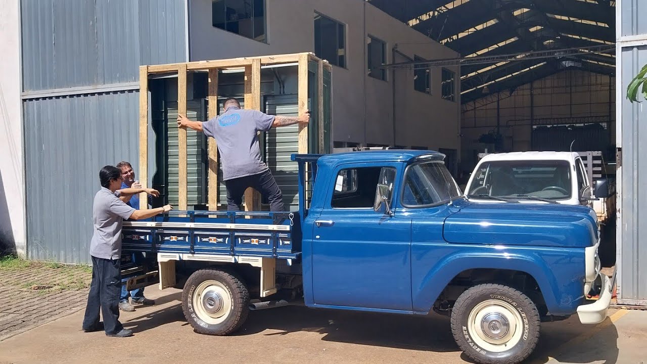 Cimfel a maior fábrica de tampas e caçambas Ford F1000 Ford F75 e Chevrolet