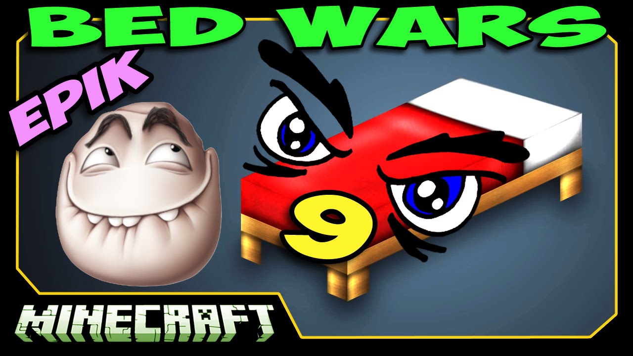 ч.09 Bed Wars Minecraft - Я сошёл с ума! (Маньяк с Киркой!)