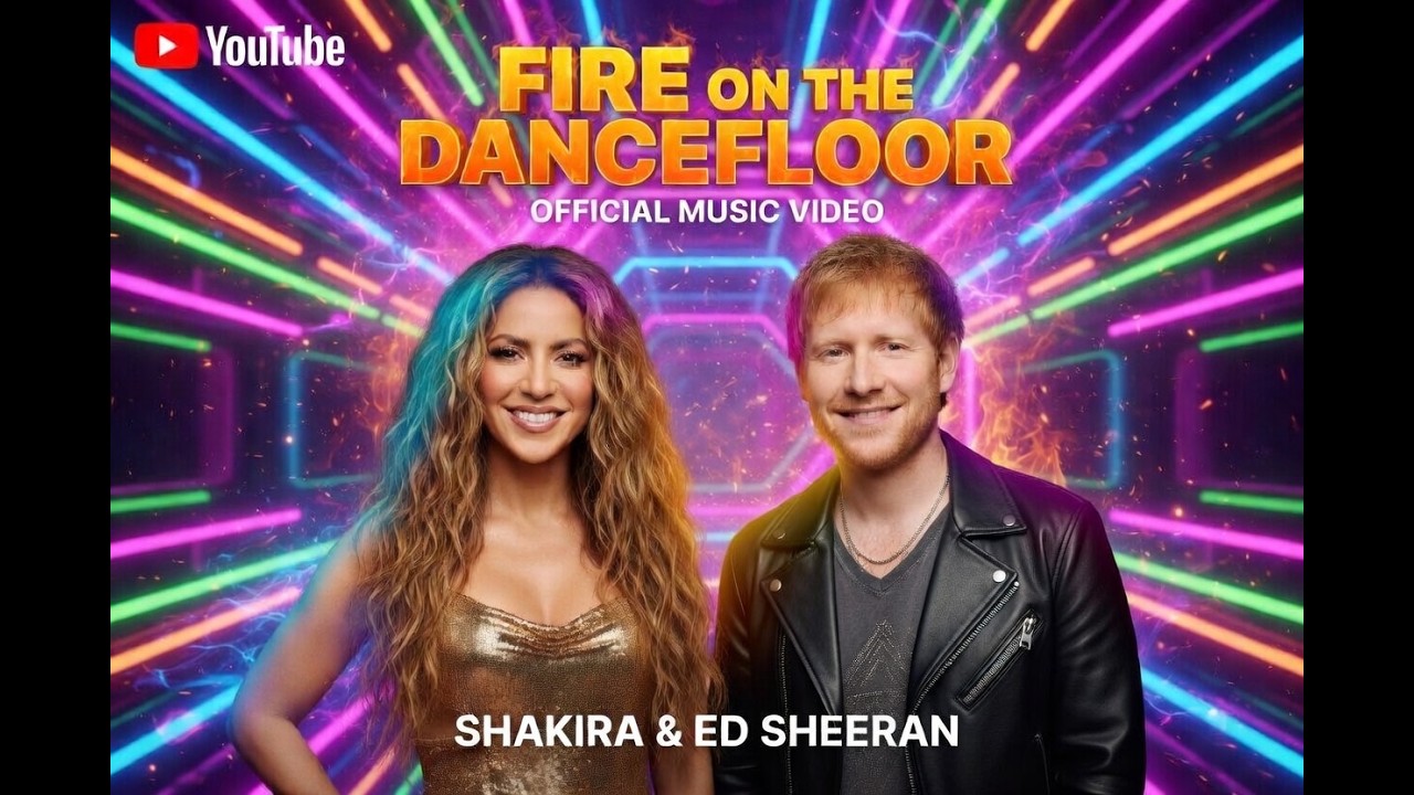 🔥 Fire on the Dancefloor – Dancehall Latin Pop Anthem | Ed Sheeran & Shakira Inspired Music Video