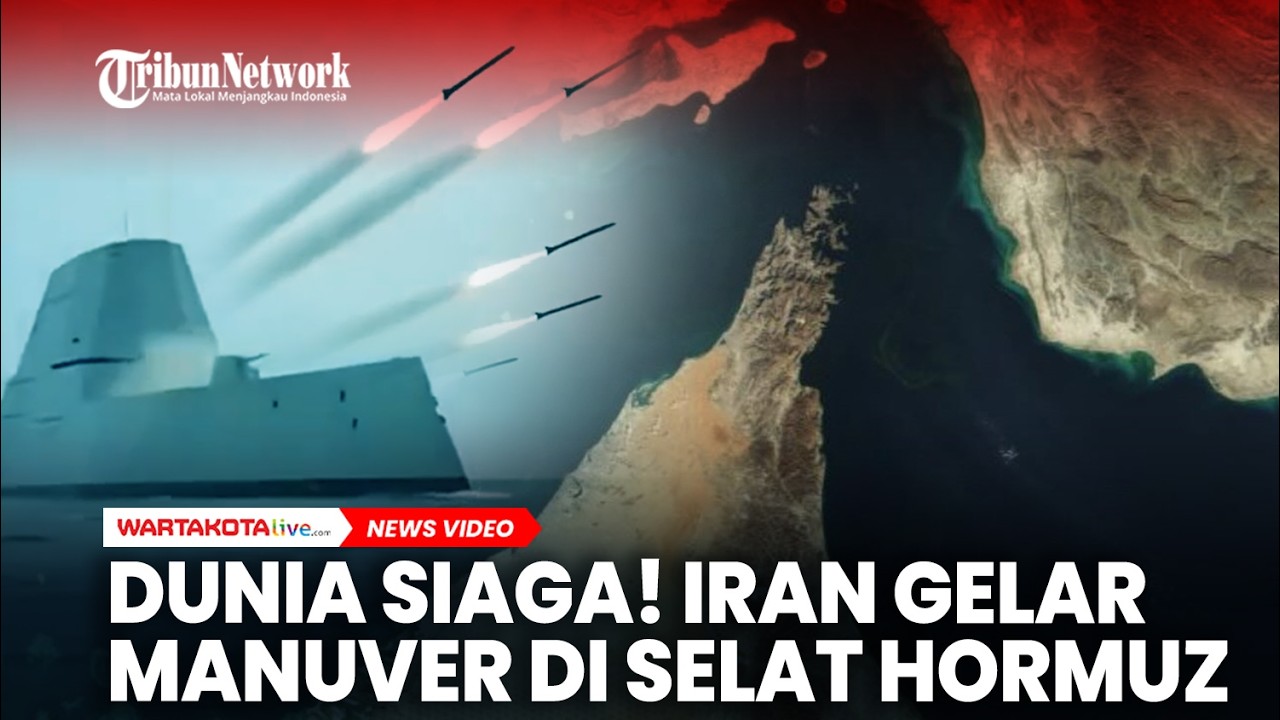 Dunia Siaga! Iran Gelar Manuver Militer di Selat Hormuz