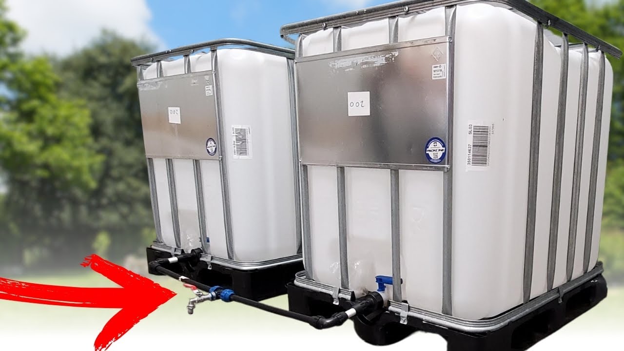 Comment relier deux cuves de 1000L facilement ?