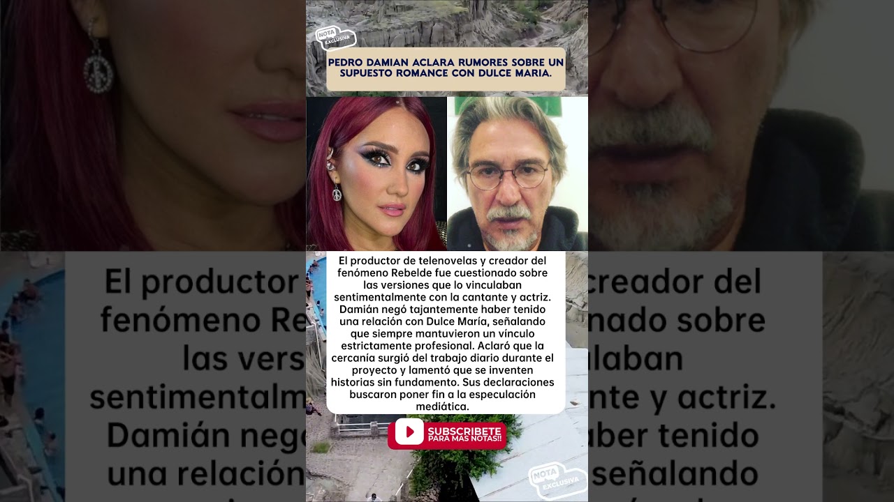 &iquest;Pedro Dami&aacute;n y Dulce Mar&iacute;a tuvieron algo m&aacute;s?