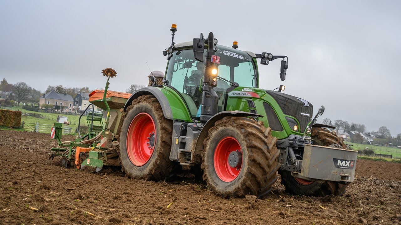 🚜 FENDT 720 & AMAZONE AD-P 3000S