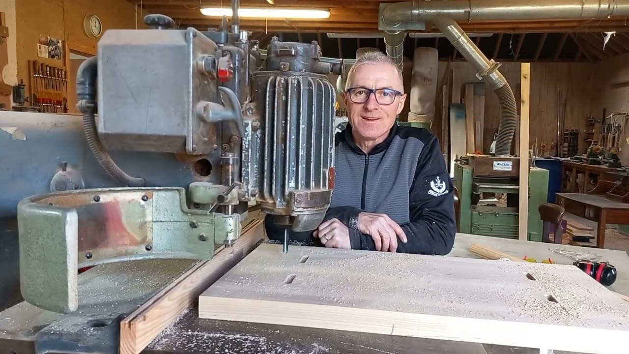 T V Table Using the Overhead Router