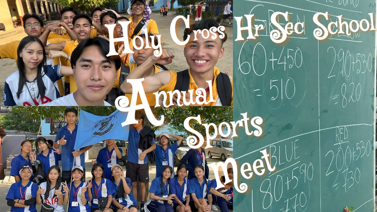 Sports Vlog | Holy Cross Hr Sec School ⚽️🏀🏸
