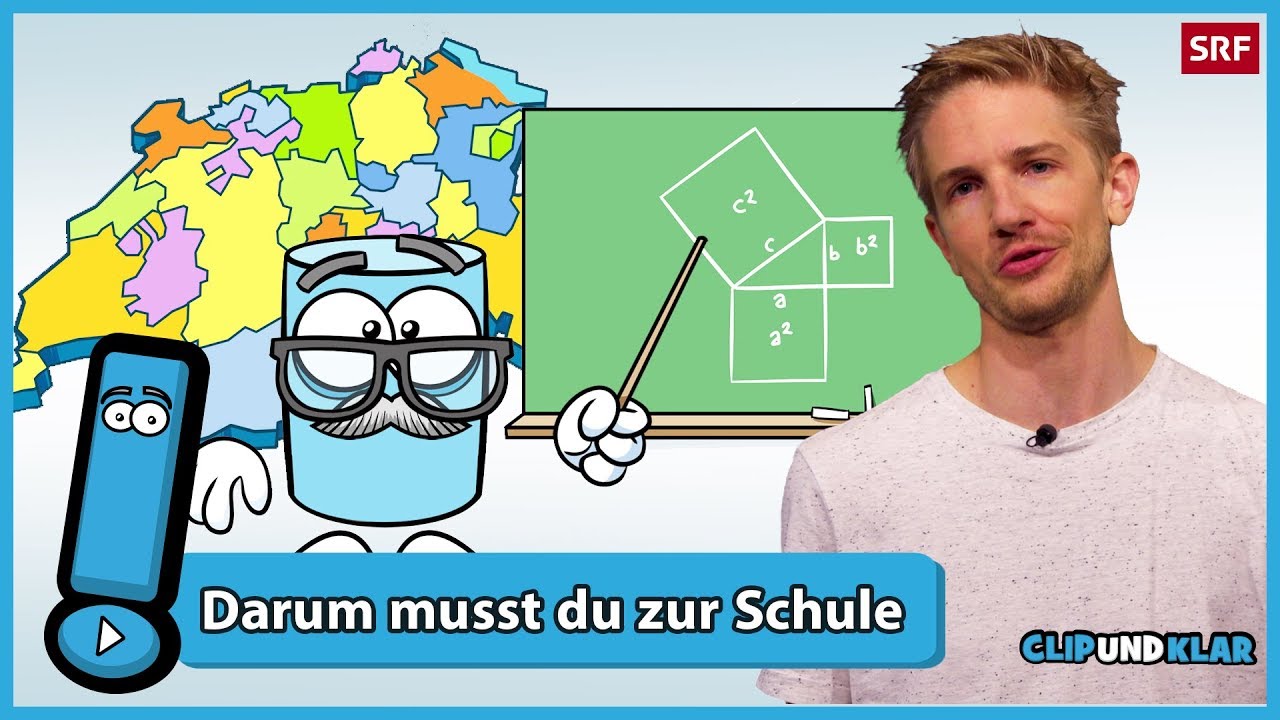 Warum muss man zur Schule in der Schweiz? | SRF Kids &ndash; Clip und klar! | F&uuml;r Kinder erkl&auml;rt