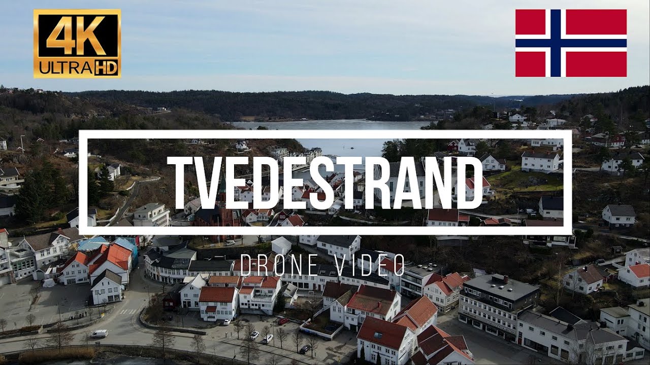 Tvedestrand City Centre | 4K Drone