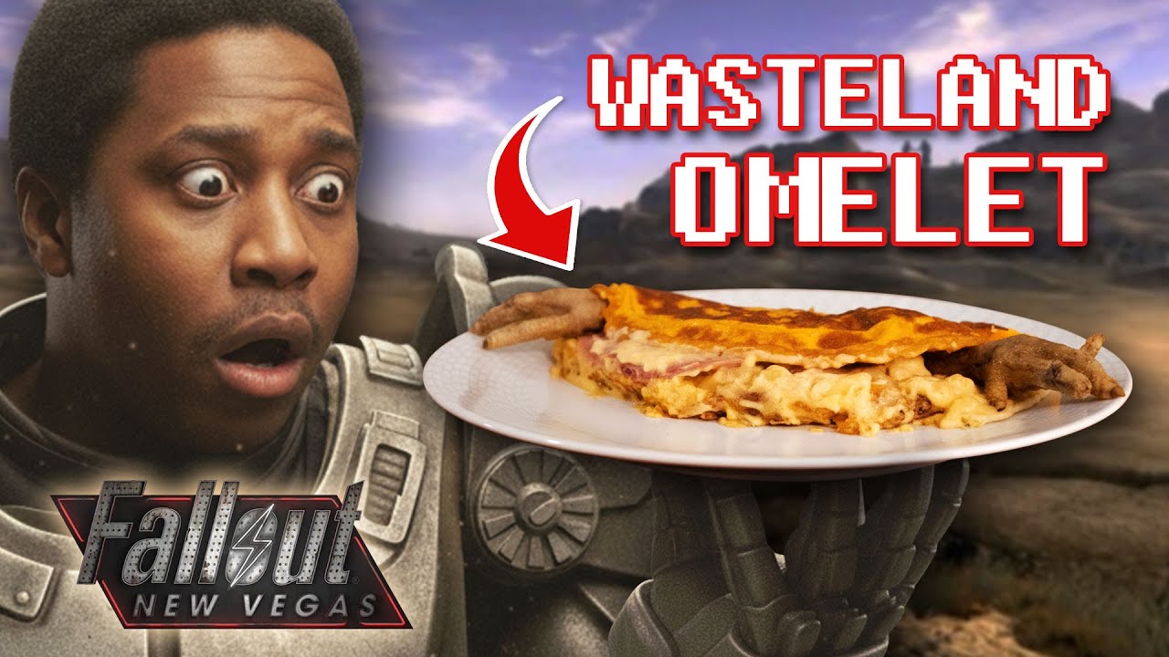 Making a DEATHCLAW WASTELAND Egg Omelet in Real Life! (Fallout TV Show Season 2 Inspired)