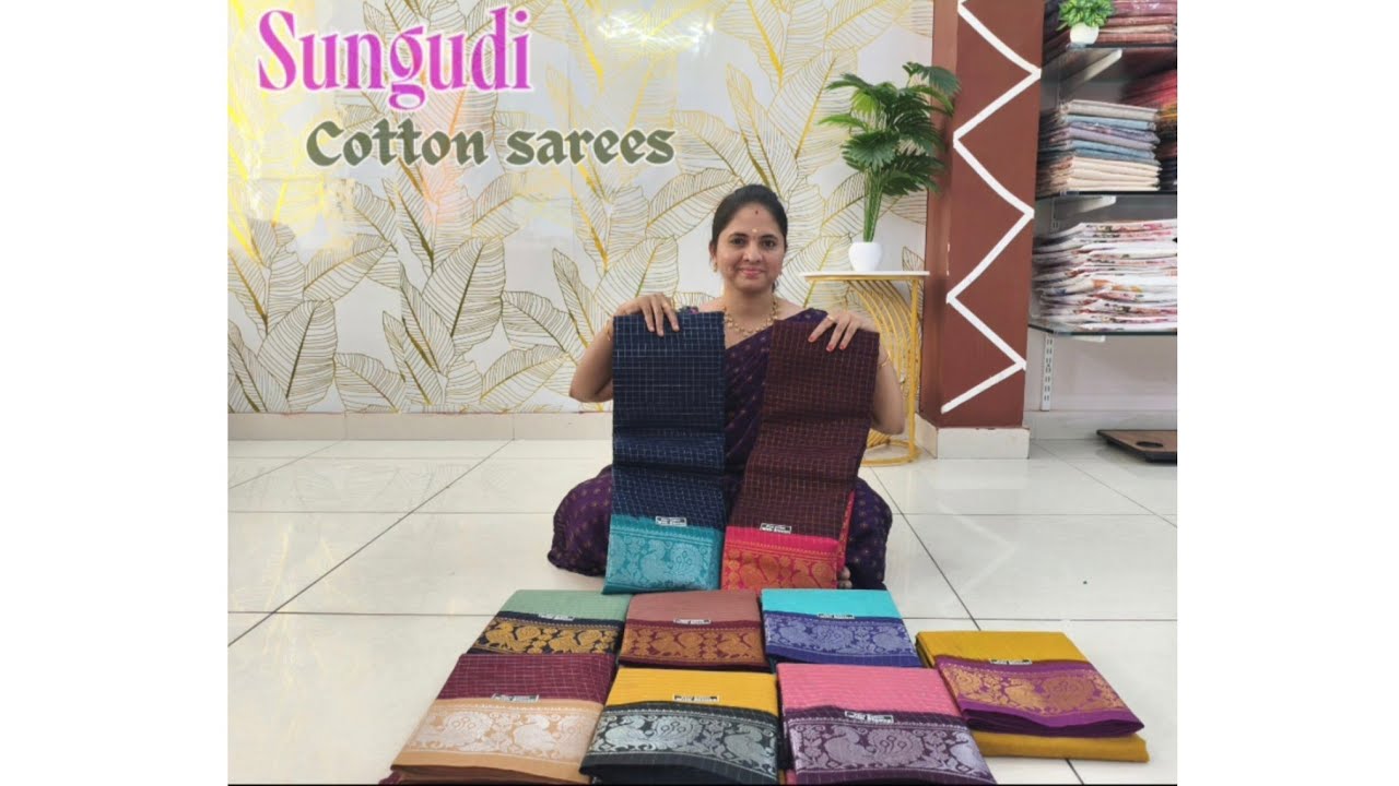 Sungudi cotton sarees collection// (6/3/26)#trending#new#online#fashion#shopping#latest 