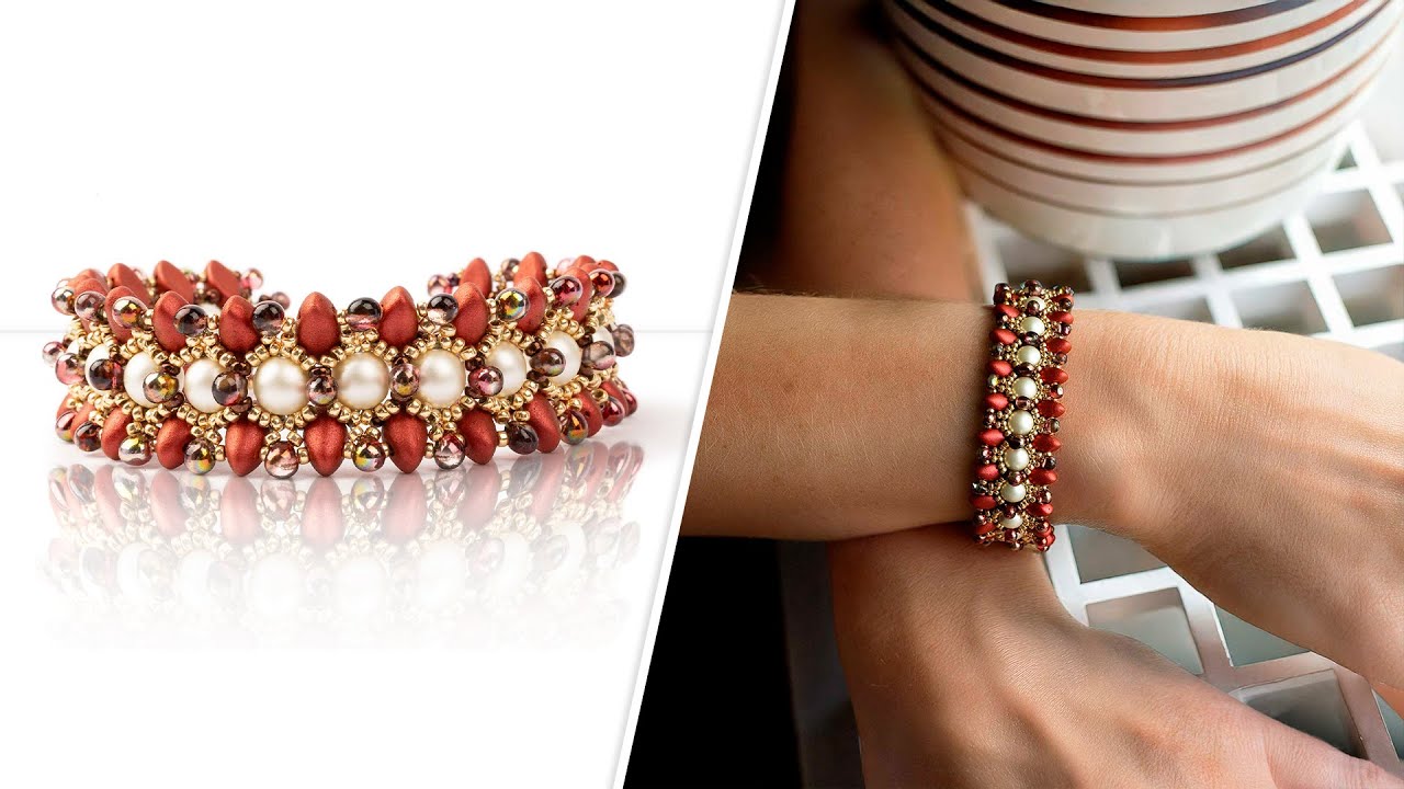 Dramatic Drop Bracelet - DIY Jewelry Making Tutorial by PotomacBeads