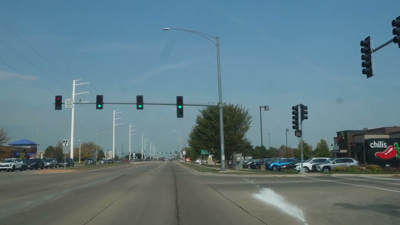 Naperville to I-88/I-355 Highways Glendale Heights (No Talk, No Music) 4K POV ASMR