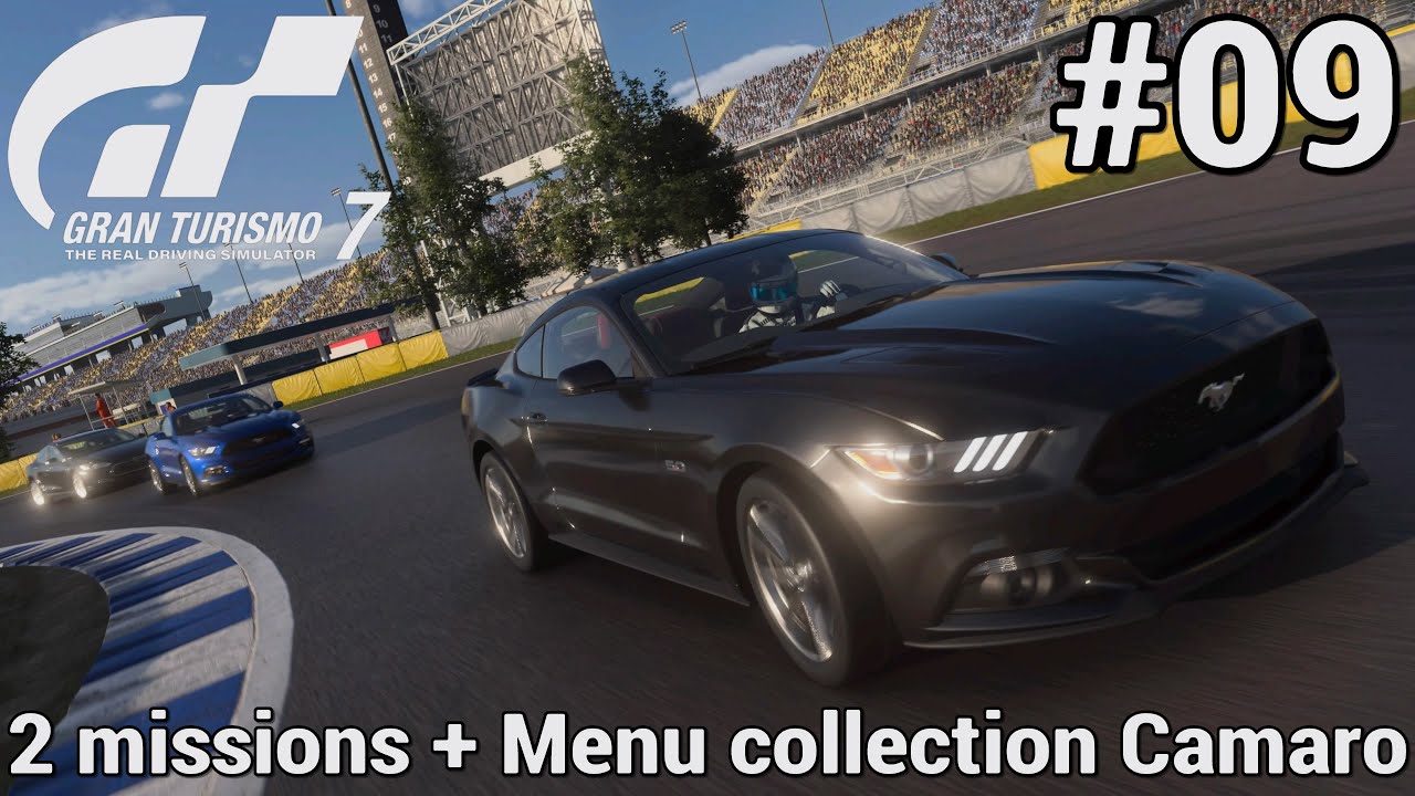 Gran Turismo 7 // Carrière #09 // 2 missions + Menu collection Camaro (PS5)