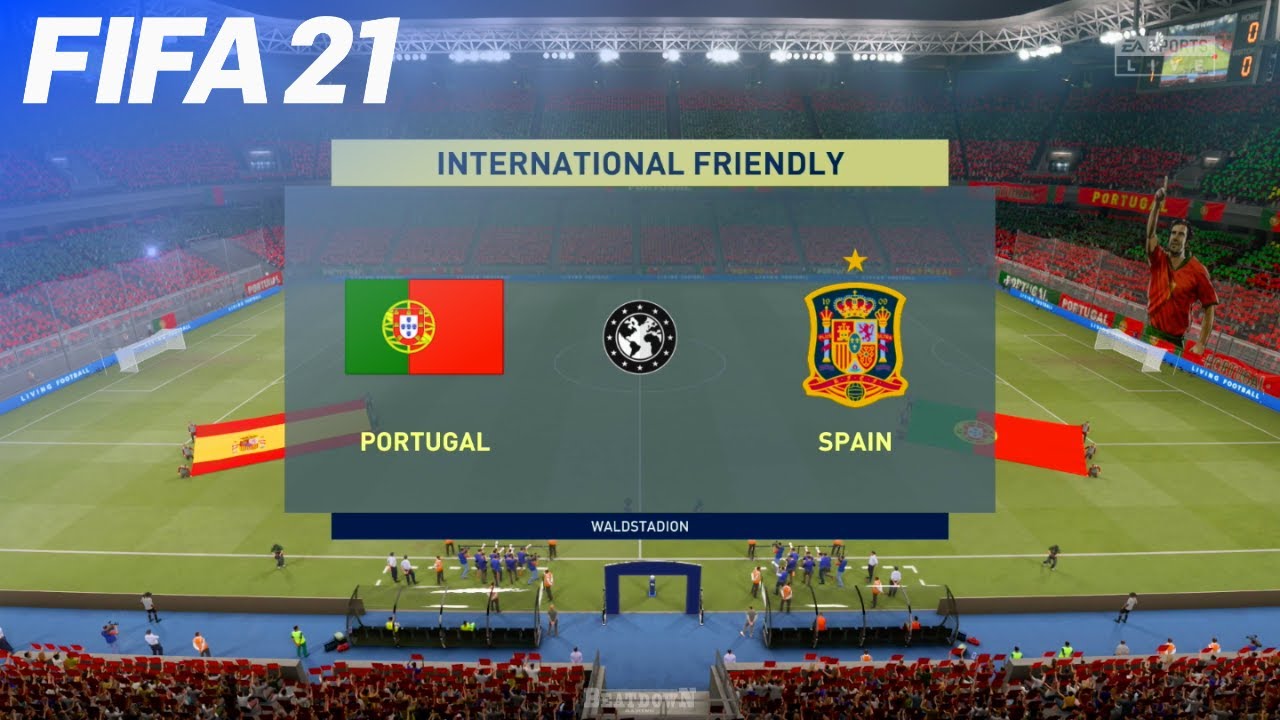 FIFA 21 &mdash; Португалия против Испании | Международный товарищеский матч