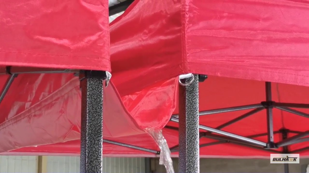 Bulhawk Pop Up Gazebo Roof Rain Gutter