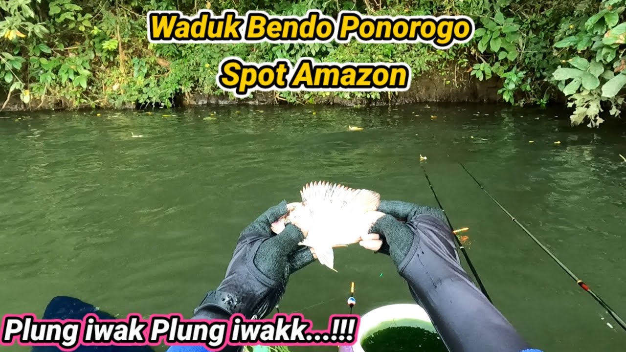TERBARU‼️TEMBAKAN HANYA 2 METER SAJA❓ MANCING IKAN NILA DI WADUK BENDO PONOROGO