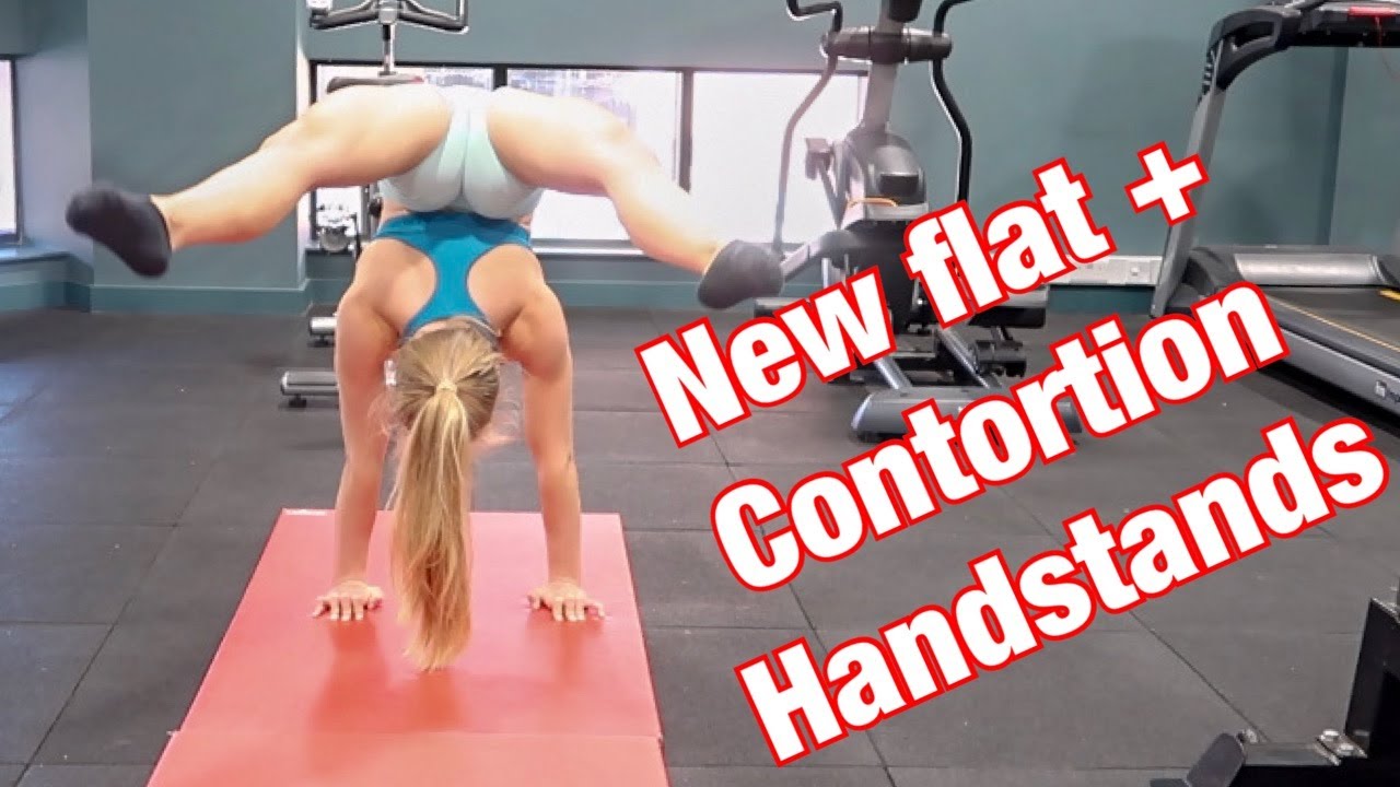 New flat tour and Handstands Contortion Vlog