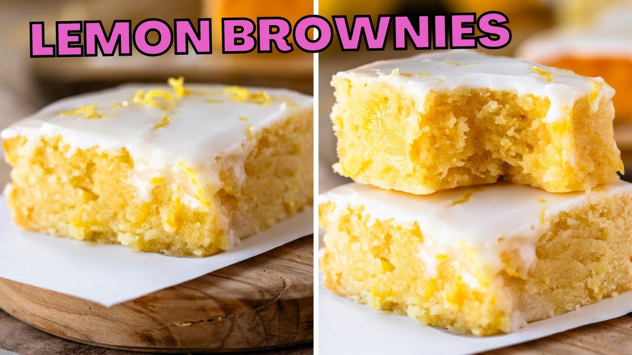 Лимонные брауни 🍋