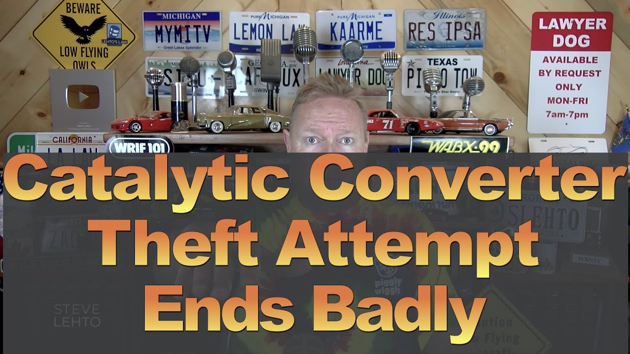 Catalytic Converter Theft Attempt Ends Badly