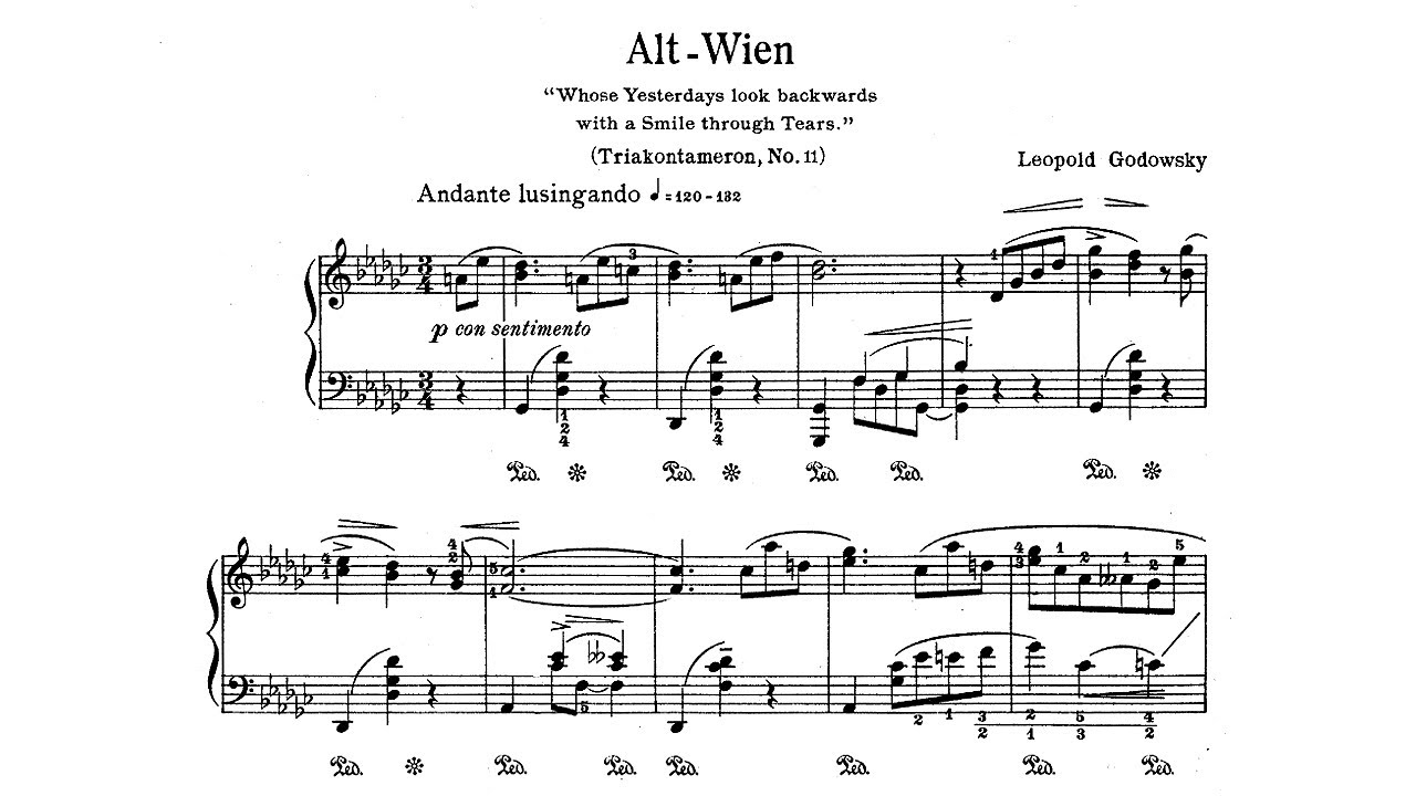 Godowsky: Alt Wien - Triakontameron - Sascha Gorodnitzki, 1951 - Capitol P8374
