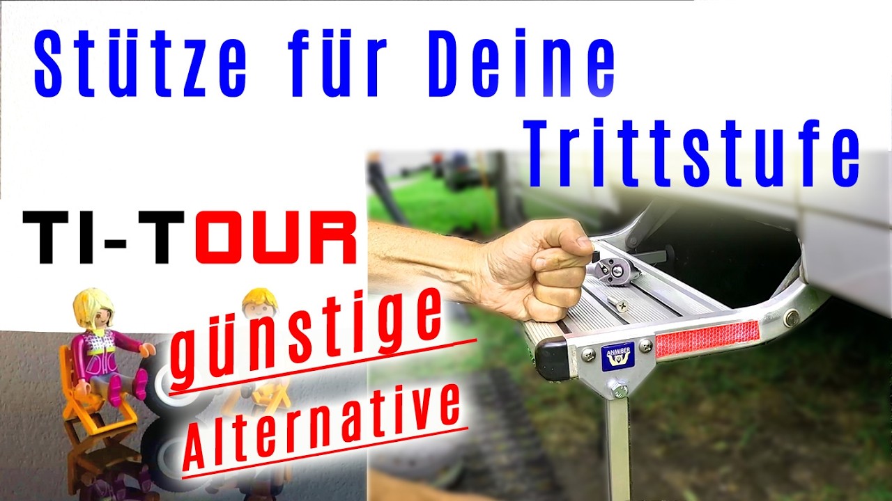 Trittstufen Stützen für dein Wohnmobil nachrüsten / Wohnwagen | Komfort und Mehrwert 