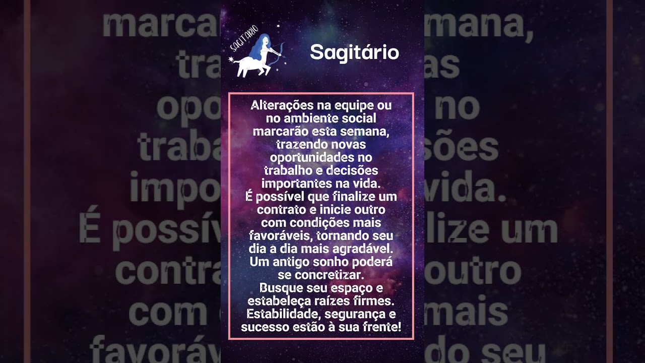 Previs&atilde;o para Sagit&aacute;rio #hor&oacute;scopo #previs&atilde;o #astral #astrologia #sagit&aacute;rio #signos #Not&iacute;cias