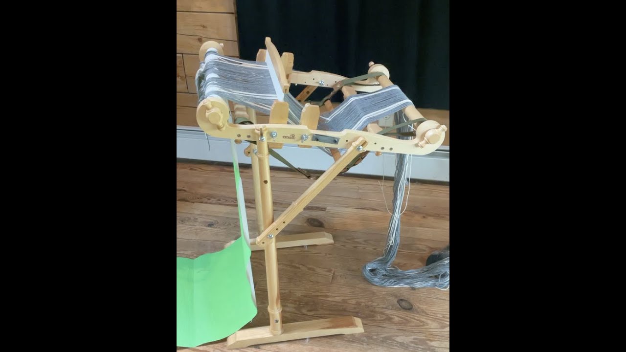 Rigid Heddle Part 2 Winding on the warp