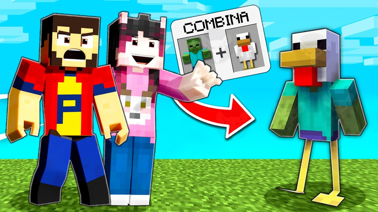 COMBINAM TOTI MOBII din MINECRAFT! CE IESE?