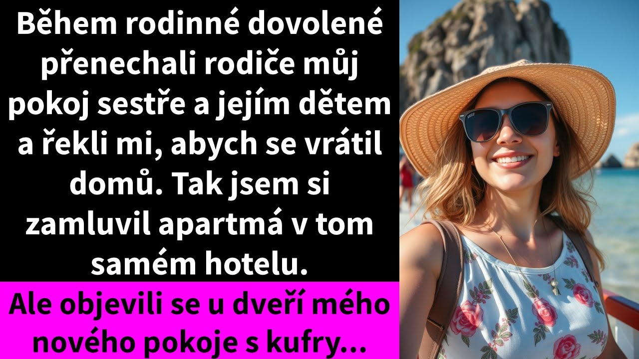 Během rodinné dovolené přenechali rodiče můj pokoj sestře a jejím dětem a řekli mi, abych se vrátil