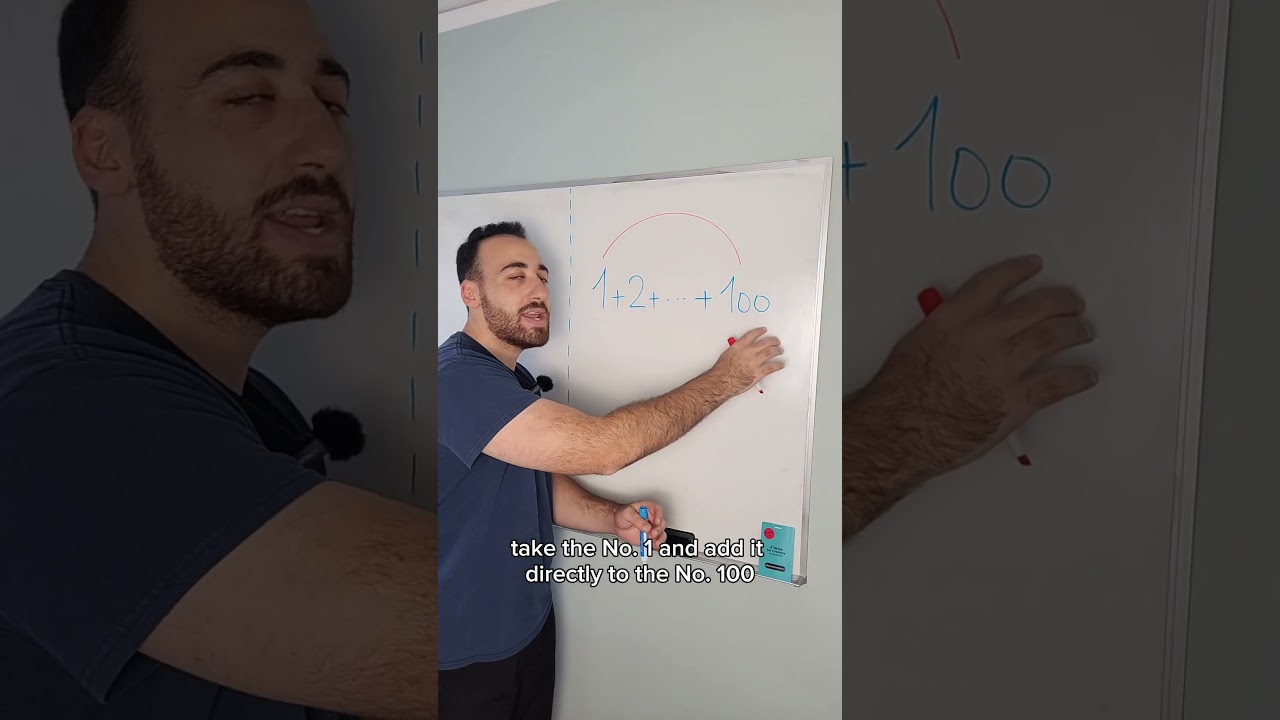 Как Гаусс сложил 1+2+...+100?