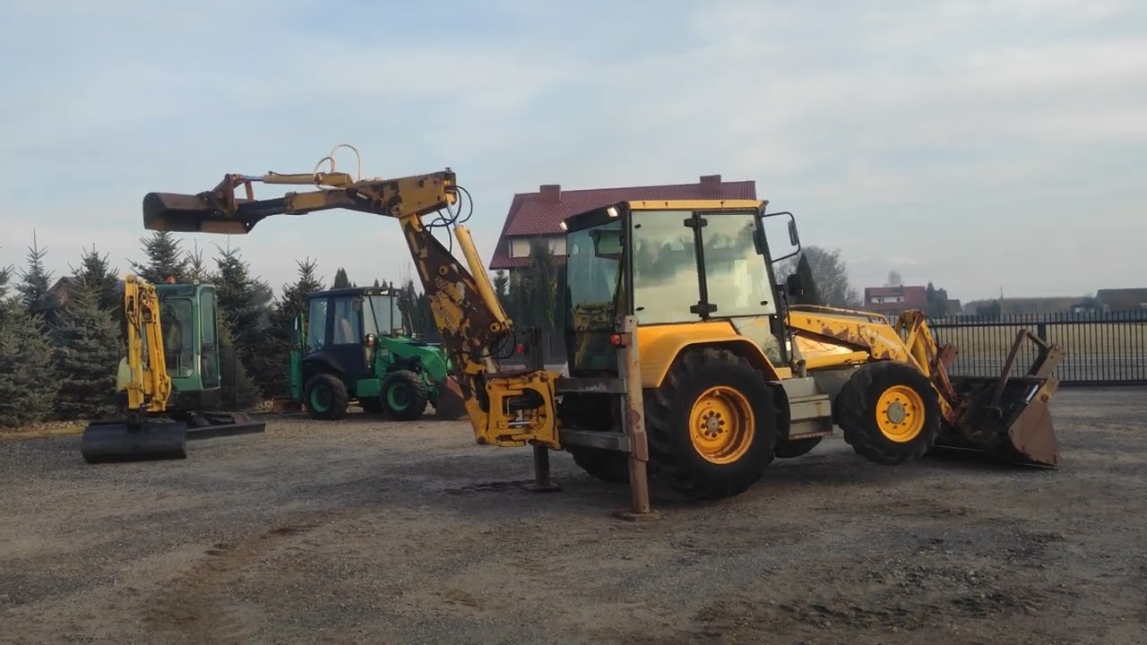 Koparko-ładowarka FERMEC 860 97r 5200mtg dzielona łyżka teleskop 4x4