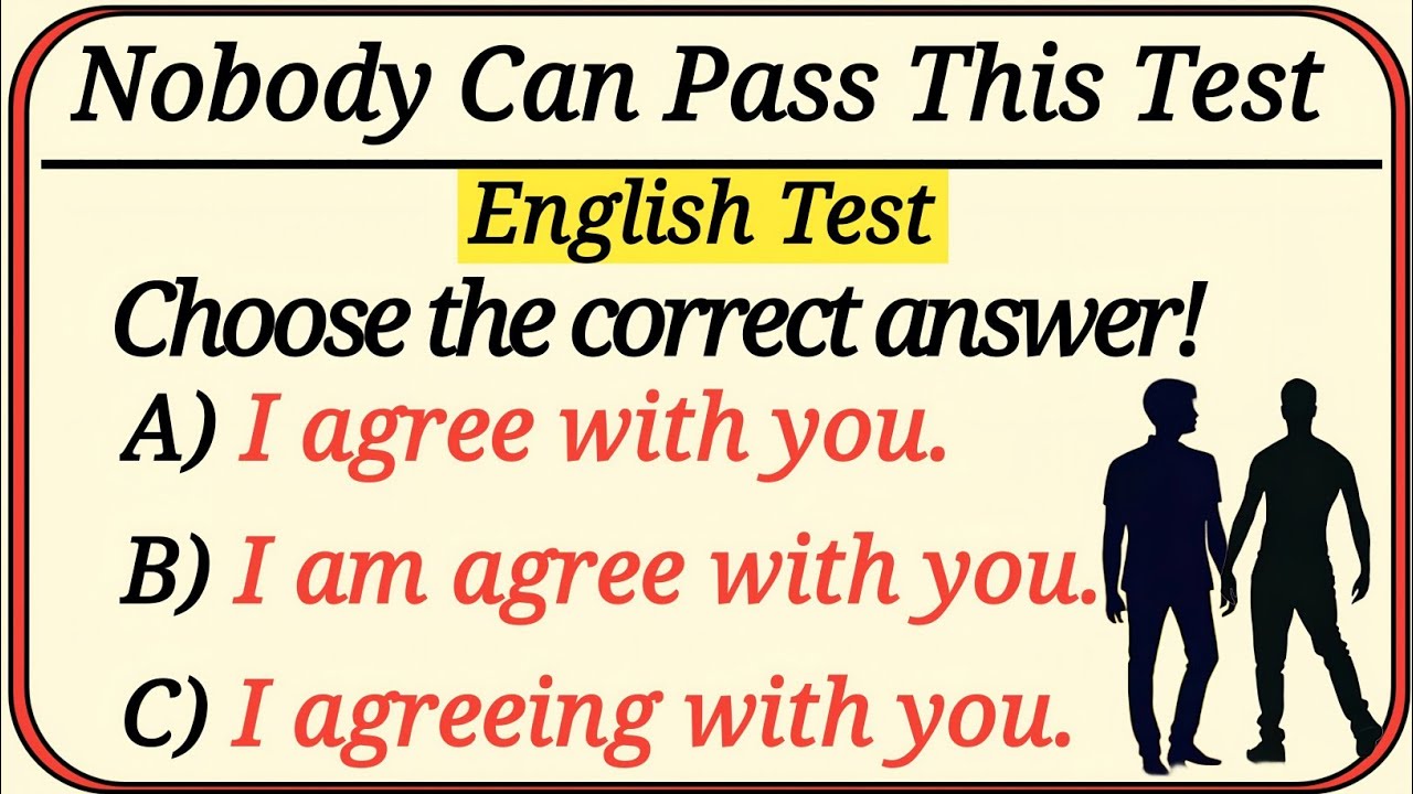 Ultimate English Grammar Challenge | Can You Score 100%?| Grammar Quiz 🌟|