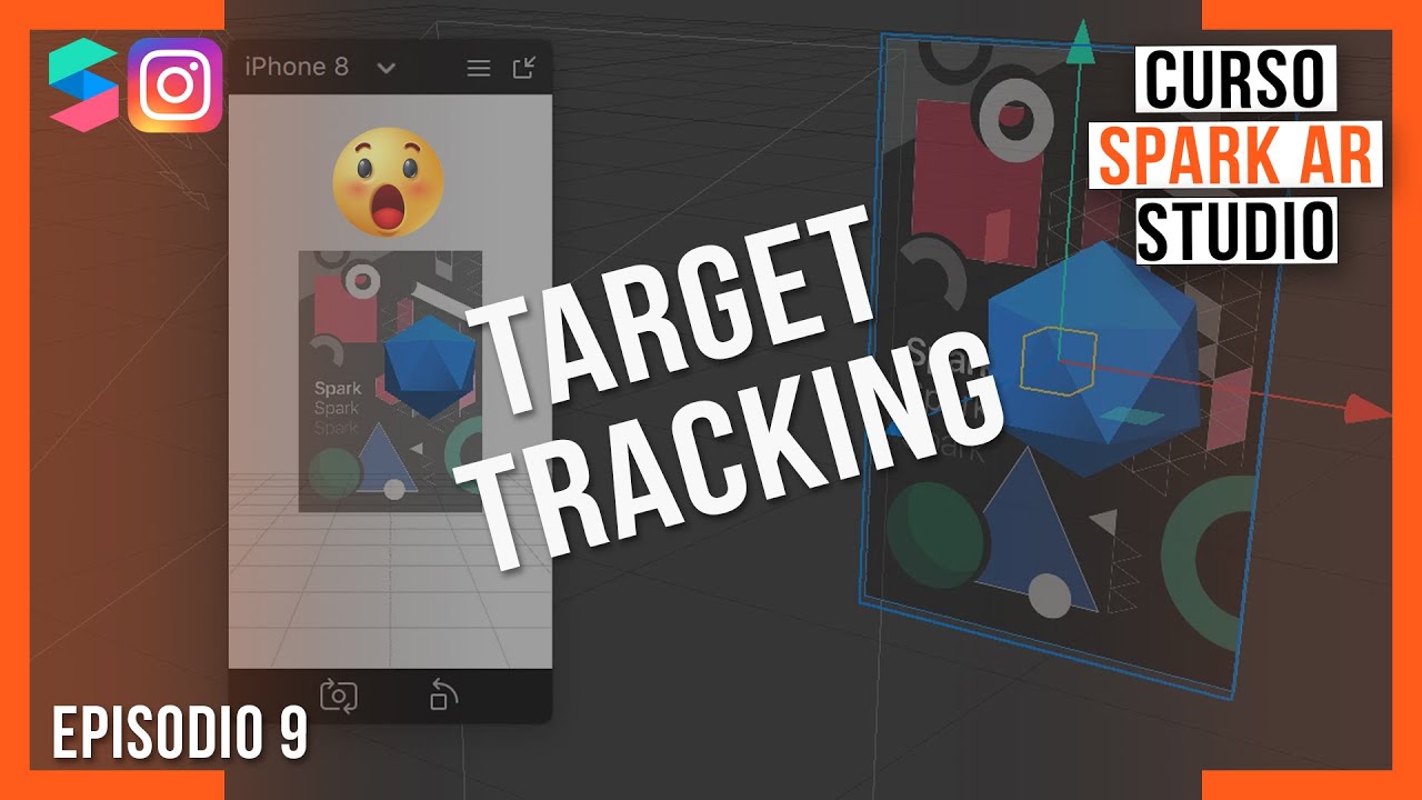 🎯 Tutorial de TRACKING en SPARK AR | TARGET TRACKER | CURSO SPARK AR STUDIO